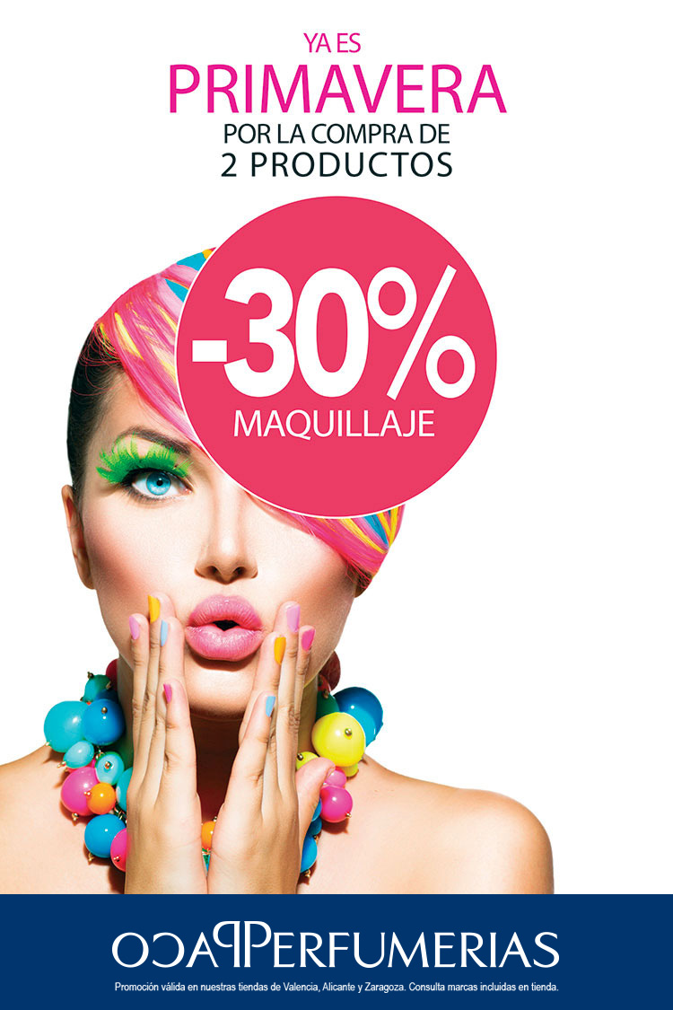 Maquillaje para primavera 2015, -30% descuento