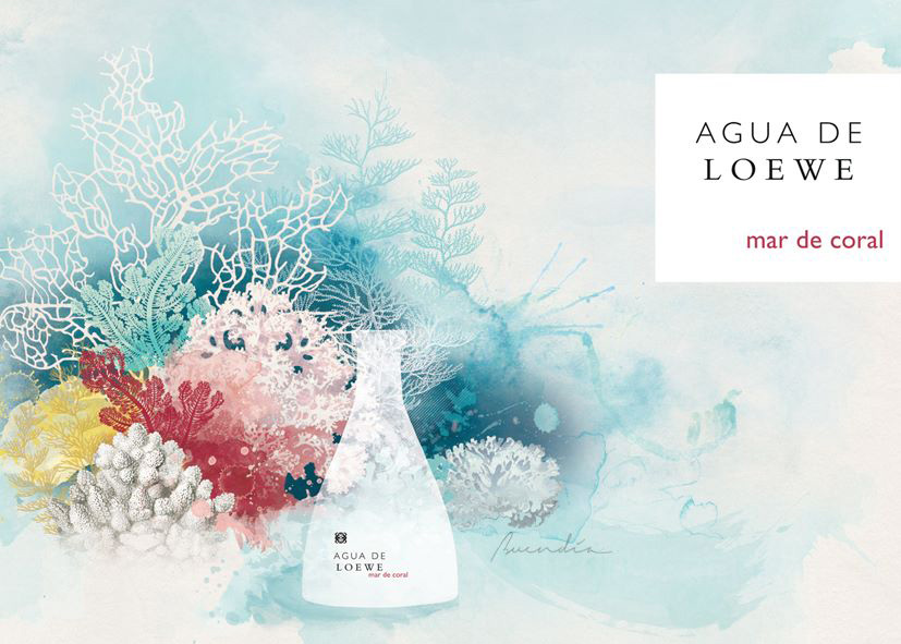 Agua de Loewe Mar de Coral, la belleza de la naturaleza