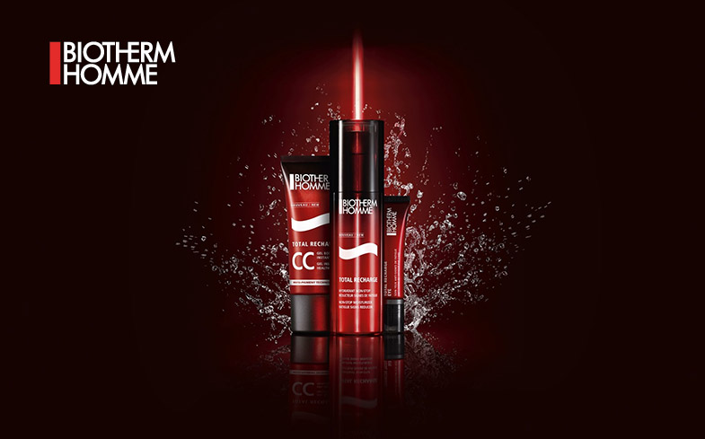Total Recharge de Biotherm Homme, para hombres que viven al límite